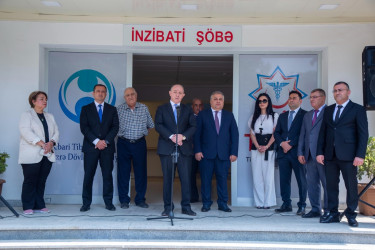 Ağciyər Xəstəlikləri Mərkəzinin Şəmkir Regional Xəstəxanasının açılışı olub.
