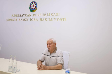 Şəmkir RİH başçısının növbəti fərdi qəbulu keçirildi