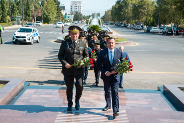 Şəmkirdə Xüsusi dövlət mühafizəsi sahəsində çalışan əməkdaşların peşə bayramı qeyd olunub.