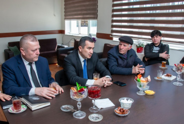 Kür qəsəbəsində şəhid ailələri və qazilərimizlə görüş keçirildi