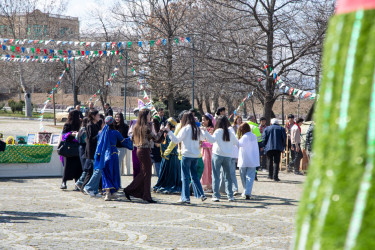 Şəmkirdə Novruz bayramı münasibətilə ümumrayon tədbiri keçirildi.