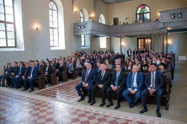 Şəmkirdə xalqımızın Ümummilli Lideri Heydər Əliyevin anadan olmasının 101-ci ildönümü münasibətilə tədbir keçirilib