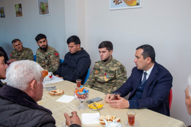 Rəşad Tağıyev bu dəfə Zəyəm Cırdaxanda şəhid ailələri və qazilərlə görüş keçirib