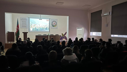 Şəmkirdə Konstitusiya Gününə həsr olunmuş tədbir keçirilib