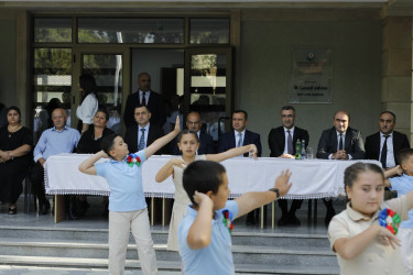 Əhməd Cavad adına tam orta ümumtəhsil məktəbinin nəzdində Yeni Tədris Təmayül Məktəbi istifadəyə verildi
