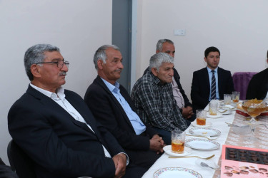 Xuluf kəndində şəhid ailələri və qazilərimizlə görüş keçirilib
