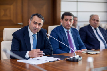 Şəmkirdə kənd təsərrüfatı sahəsində fəaliyyət göstərən sahibkarlarla görüş keçirilib