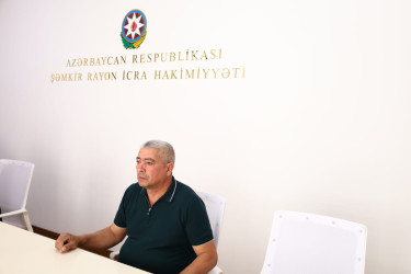Şəmkir RİH başçısının nöbbəti fərdi qəbulu keçirildi - 18 İyun 2025