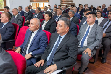 Şəmkirdə kənd təsərrüfatının inkişafına dair 2026–2030-cu illəri əhatə edən İş Planının hazırlanması ilə bağlı müşavirə keçirilib.