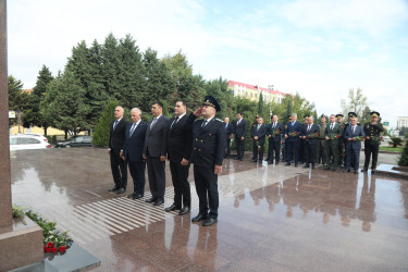 Şəmkirdə 1 oktyabr – Prokurorluq işçilərinin peşə bayramı günü qeyd olunub