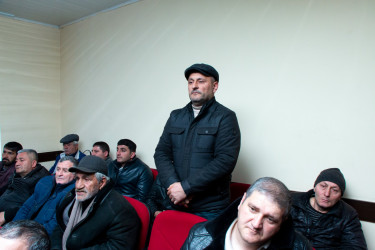 Yuxarı Seyfəli kəndində sakinlərimizlə görüş keçirildi.