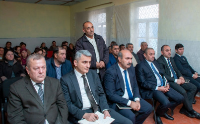 Növbəti səyyar qəbul Çənlibel kəndində keçirildi.