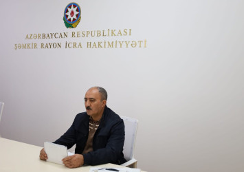 Şəmkir RİH-də vətəndaşların növbəti fərdi qəbulu keçirildi - 24 sentyabr 2025