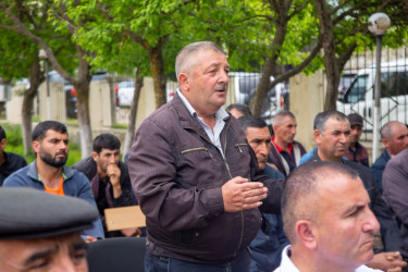 Yeni Göyçə kəndində sakinlərimizlə görüş keçirildi