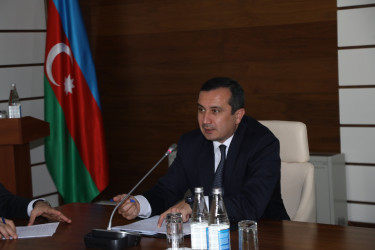 Fövqəladə halların qarşısının alınması və nəticələrinin aradan qaldırılması məsələləri müzakirə olunub.