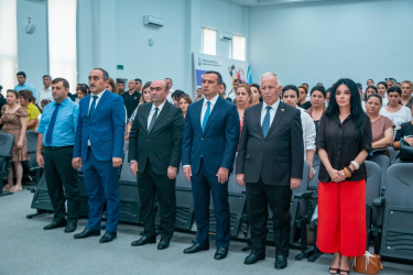 Şəmkirdə 1 Avqust – Azərbaycan əlifbası və Azərbaycan dili günü münasibətilə tədbir keçirilib