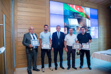 𝐒̧ə𝐦𝐤𝐢𝐫𝐝ə 𝐌𝐢𝐥𝐥𝐢 𝐌ə𝐭𝐛𝐮𝐚𝐭ı𝐦ı𝐳ı𝐧 𝐲𝐚𝐫𝐚𝐧𝐦𝐚𝐬ı𝐧ı𝐧 𝟏𝟓𝟎 𝐢𝐥𝐥𝐢𝐤 𝐲𝐮𝐛𝐢𝐥𝐞𝐲𝐢 𝐦𝐮̈𝐧𝐚𝐬𝐢𝐛ə𝐭𝐢𝐥ə 𝐣𝐮𝐫𝐧𝐚𝐥𝐢𝐬𝐭𝐥ə𝐫𝐥ə 𝐠𝐨̈𝐫𝐮̈𝐬̧ 𝐤𝐞𝐜̧𝐢𝐫𝐢𝐥𝐝𝐢