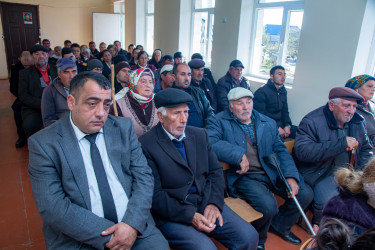 Hacıalılar kəndində sakinlərimizlə keçirilən səyyar qəbul-görüş