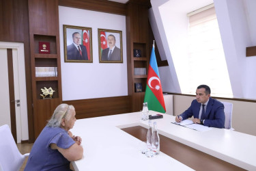 Şəmkir RİH-də vətəndaşların növbəti fərdi qəbulu keçirilib -28 avqust 2025