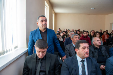 Ağlavaslı kəndində sakinlərimizlə görüş keçirildi