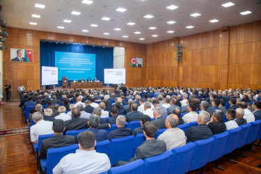 Şəmkirdə aqrar sahədə yeni Dövlət Proqramının müzakirəsi ilə bağlı regional müşavirə keçirilib