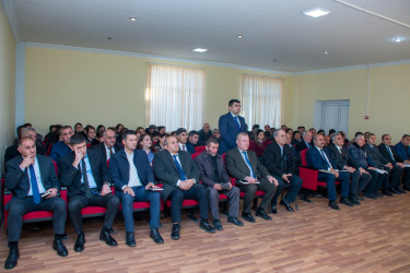 Zəyəm qəsəbəsi sakinləri ilə görüş keçirildi