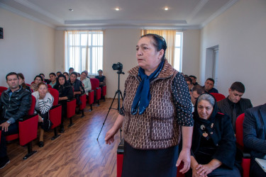 Şeyidlər kəndində sakinlərimizlə səyyar qəbul keçirildi