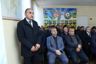 Sakinlərimizlə növbəti səyyar qəbul keçirildi