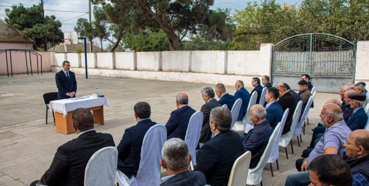 Şəmkir RİH başçısının növbəti səyyar qəbulu Təzəkənd kəndində keçirildi.