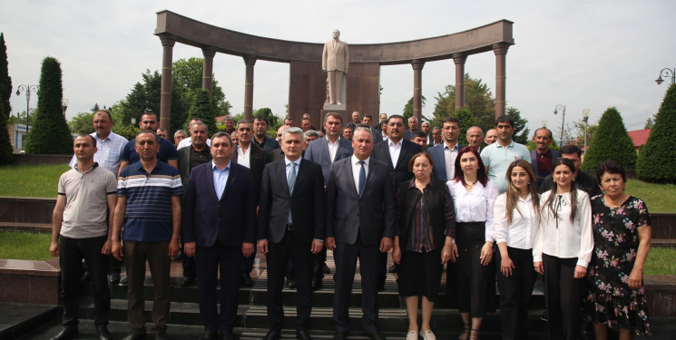 Şəmkirdə Ekologiya və Təbii Sərvətlər Nazirliyinin işçilərini peşa bayrami qeyd edildi