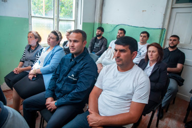 Bayramlı kəndində sakinlərlə keçirilən səyyar qəbul-görüş - 21 iyun 2025