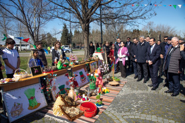 Şəmkirdə Novruz bayramı münasibətilə ümumrayon tədbiri keçirildi.