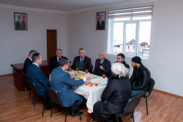 Rəşad Tağıyev bu dəfə Dəllər qəsəbəsində şəhid ailələri və qazilərlə görüş keçirib