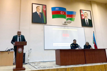 Şəmkirdə gənclərlə maarifləndirici görüş keçirilib.