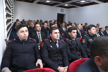 Şəmkirdə “Şəhərsalma və Memarlıq İli” çərçivəsində tikinti və şəhərsalma proseslərində qanun pozuntularına qarşı mübarizə mövzusunda tədbir keçirildi