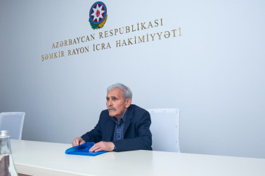 Şəmkir RİH başçısının növbəti fərdi qəbulu keçirildi - 04 sentyabr 2024