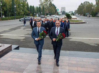 Şəmkirdə Energetiklər Günü qeyd olundu.