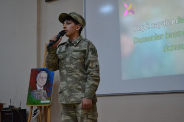 Şəmkirdə Aprel döyüşlərinin 10-cu ildönümünə həsr edilmiş tədbir keçirilib