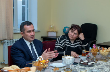 Rəşad Tağıyev Zəyəm qəsəbəsində şəhid ailələri və qazilərimizlə görüş keçirib