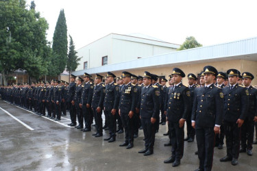 Şəmkirdə 2 iyul - Azərbaycan Polisi Günü münasibətilə tədbir keçirilib