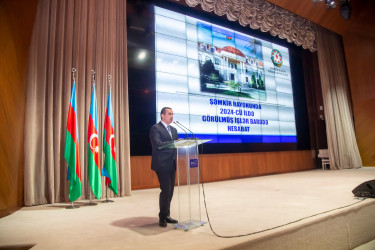 Şəmkir rayonunda 2024-cü ildə görülən işlərin hesabatı verildi