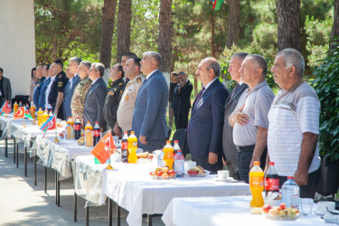 Şəmkirdə “Heydər Əliyev və Azərbaycanda ordu quruculuğu” mövzusunda Silahlı Qüvvələr Gününə həsr olunmuş tədbir keçirilib