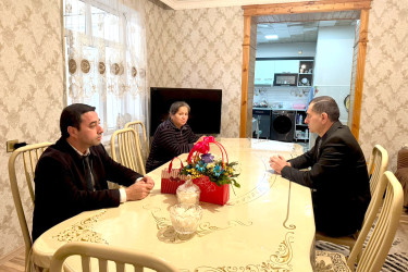 8 Mart - Beynəlxalq Qadınlar Günü münasibətilə şəhid anaları və xanımlar evlərində ziyarət olundu
