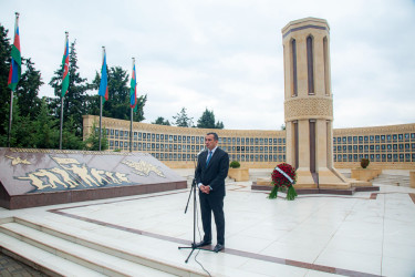 "Vətən müharibəsi bizim şanlı tariximiz, şəhidlər və qazilər qürur mənbəyimizdir" - Şəmkirdə Anım Günü tədbiri keçirildi