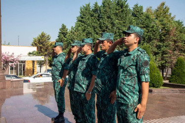 Şəmkirdə Dövlət Sərhəd Xidməti əməkdaşlarının peşə bayramı qeyd olunub