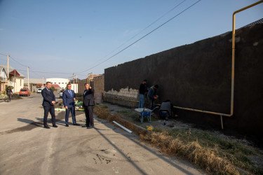 Şəmkir şəhərində abadlıq işləri davam etdirilir