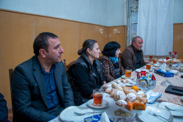 Mahmudlu kəndində şəhid ailələri ilə görüş keçirildi