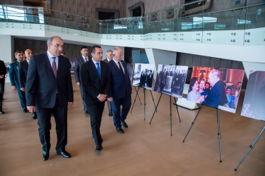 Şəmkirdə Ulu Öndər Heydər Əliyevin anadan olmasının 102-ci ildönümü münasibətilə tədbir keçirildi
