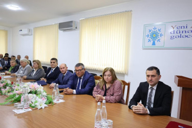 18 Oktyabr – Müstəqilliyin Bərpası Günü münasibətilə tədbir keçirilib