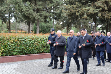 Şəmkirdə 31 Mart soyqırımı qurbanlarının xatirəsi anıldı